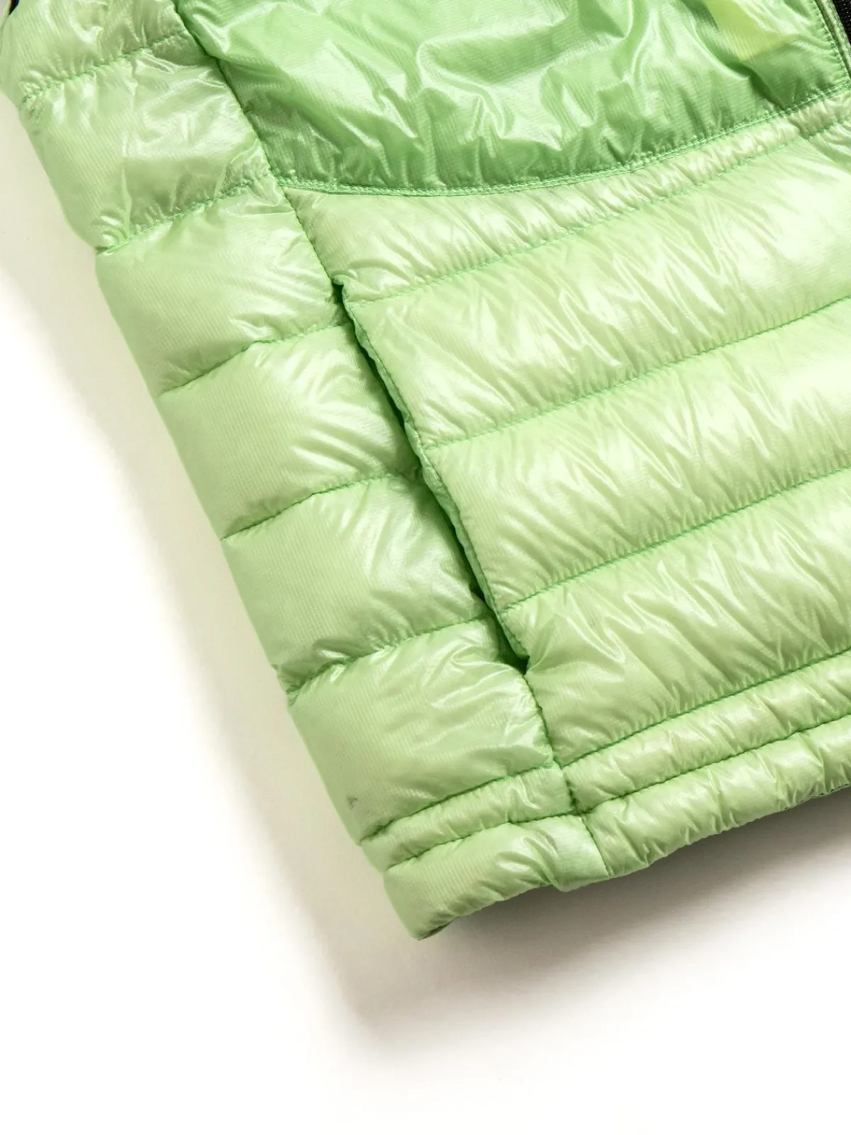AERIAL DOWN VEST PACKABLE YELLOW GREEN | NANGA Best