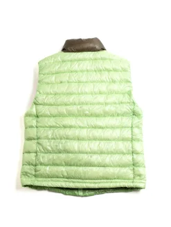 AERIAL DOWN VEST PACKABLE YELLOW GREEN | NANGA Best