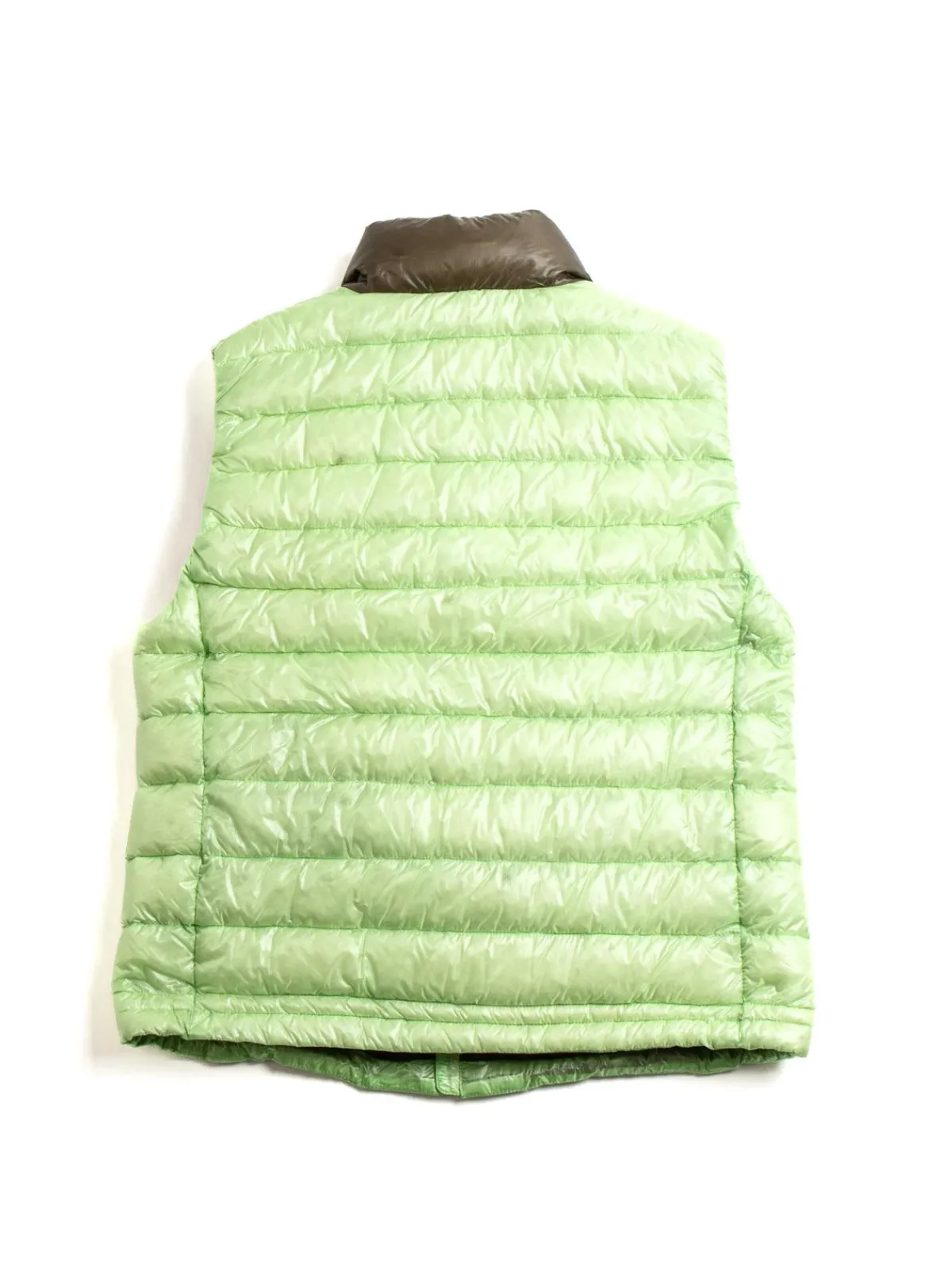 AERIAL DOWN VEST PACKABLE YELLOW GREEN | NANGA Best