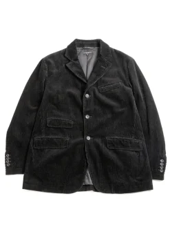 ANDOVER JACKET BLACK COTTON 8W CORDUROY | Engineered Garments Discount