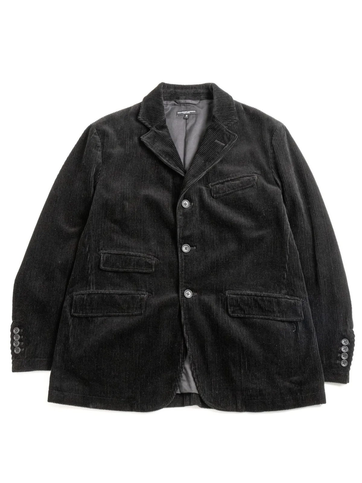 ANDOVER JACKET BLACK COTTON 8W CORDUROY | Engineered Garments Discount