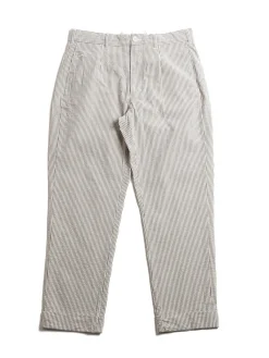 ANDOVER PANT NAVY/NATURAL COTTON SEERSUCKER | Engineered Garments Discount