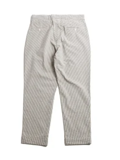 ANDOVER PANT NAVY/NATURAL COTTON SEERSUCKER | Engineered Garments Discount