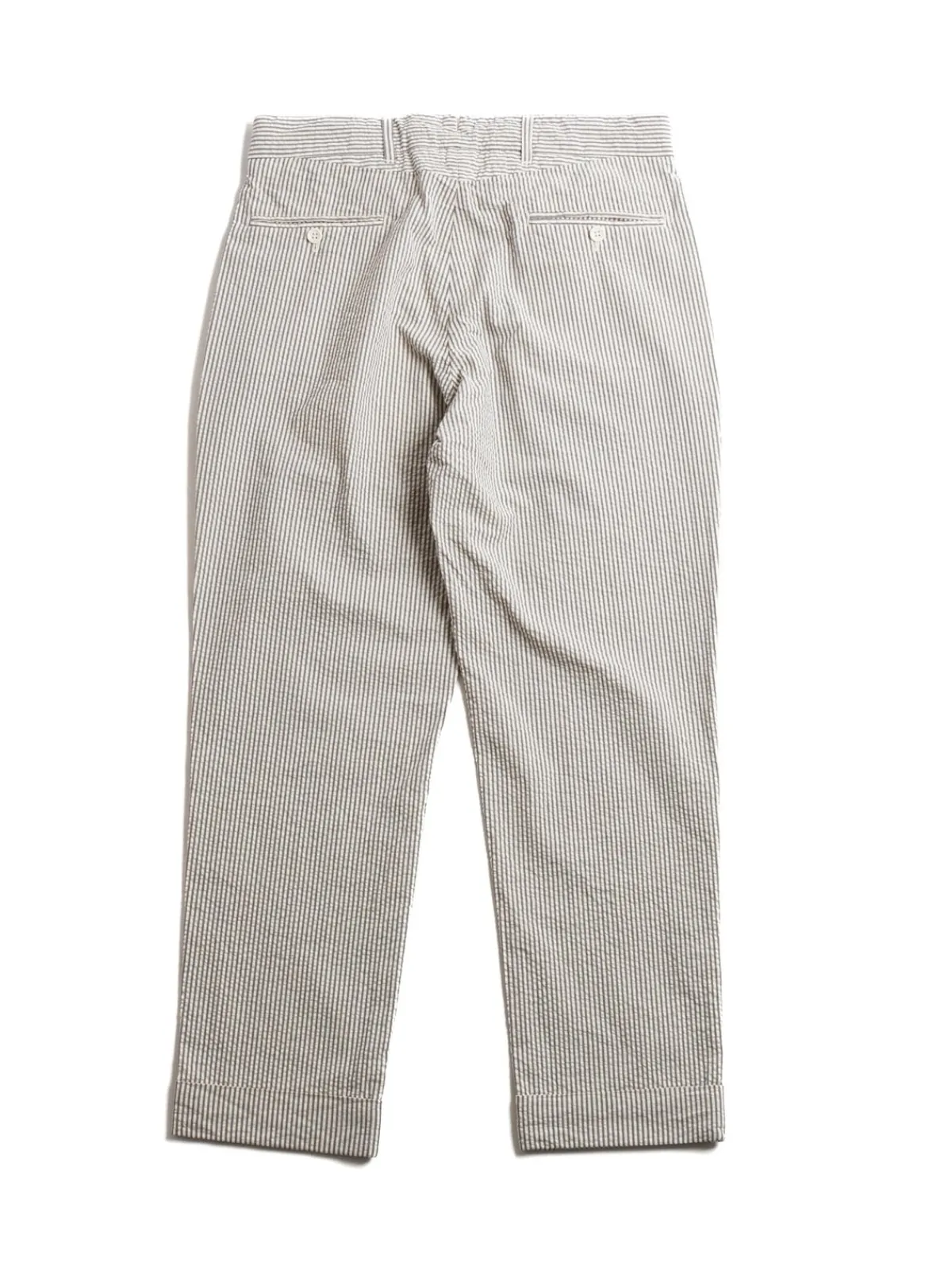 ANDOVER PANT NAVY/NATURAL COTTON SEERSUCKER | Engineered Garments Discount