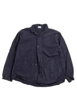 ARGYLE HAND POCKET SHIRT DOUBLE INDIGO COTTON TOTE CLOTH RINSED | Tender Co Shop