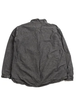 ARGYLE HAND POCKET SHIRT NDIGO COTTON COVERT SADDENED WATTLE DYED | Tender Co Outlet