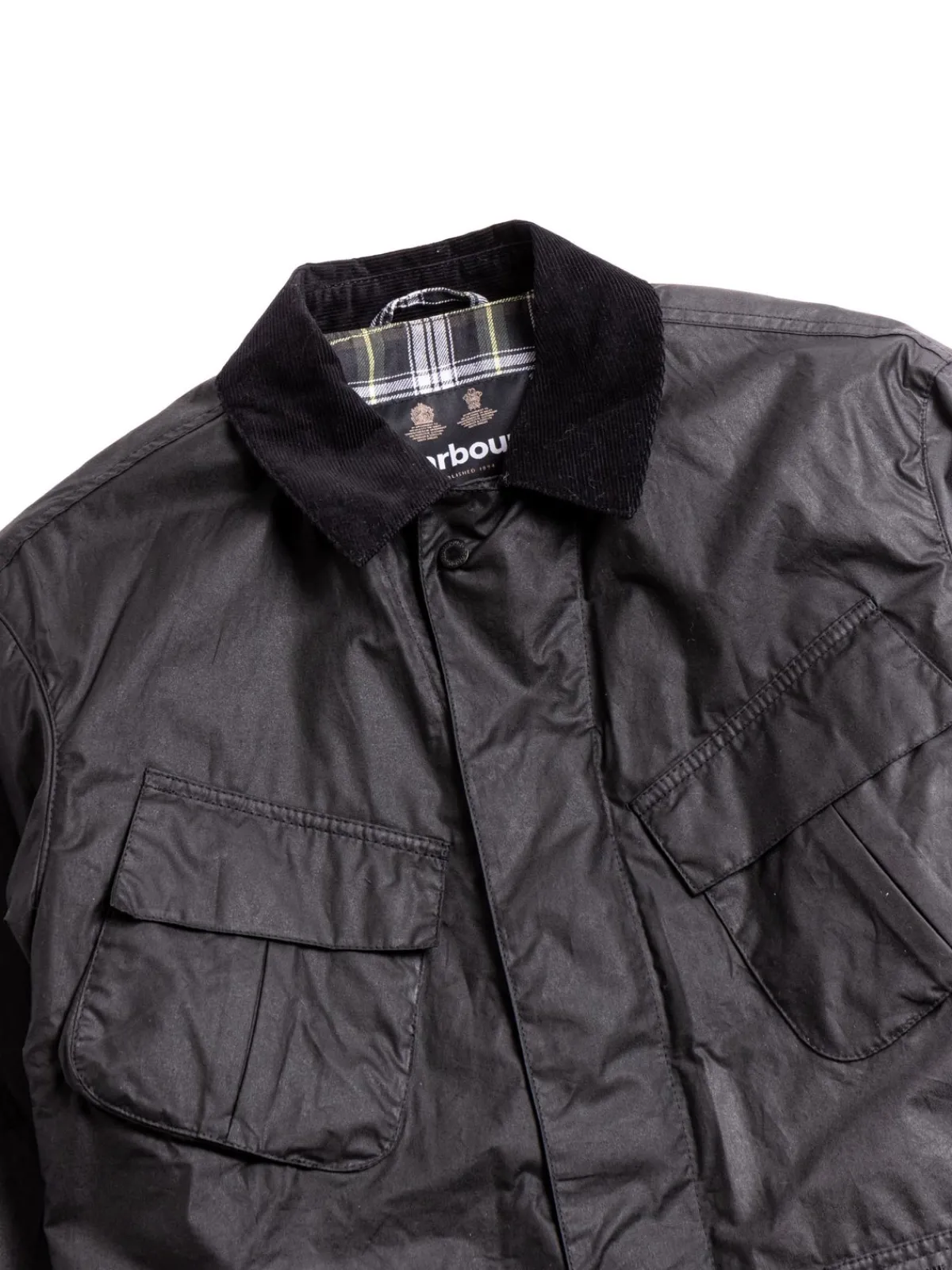 BARBOUR 4 PKT UTILITY BLACK | BARBOUR HERITAGE + Best