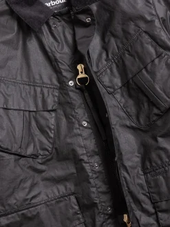 BARBOUR 4 PKT UTILITY BLACK | BARBOUR HERITAGE + Best