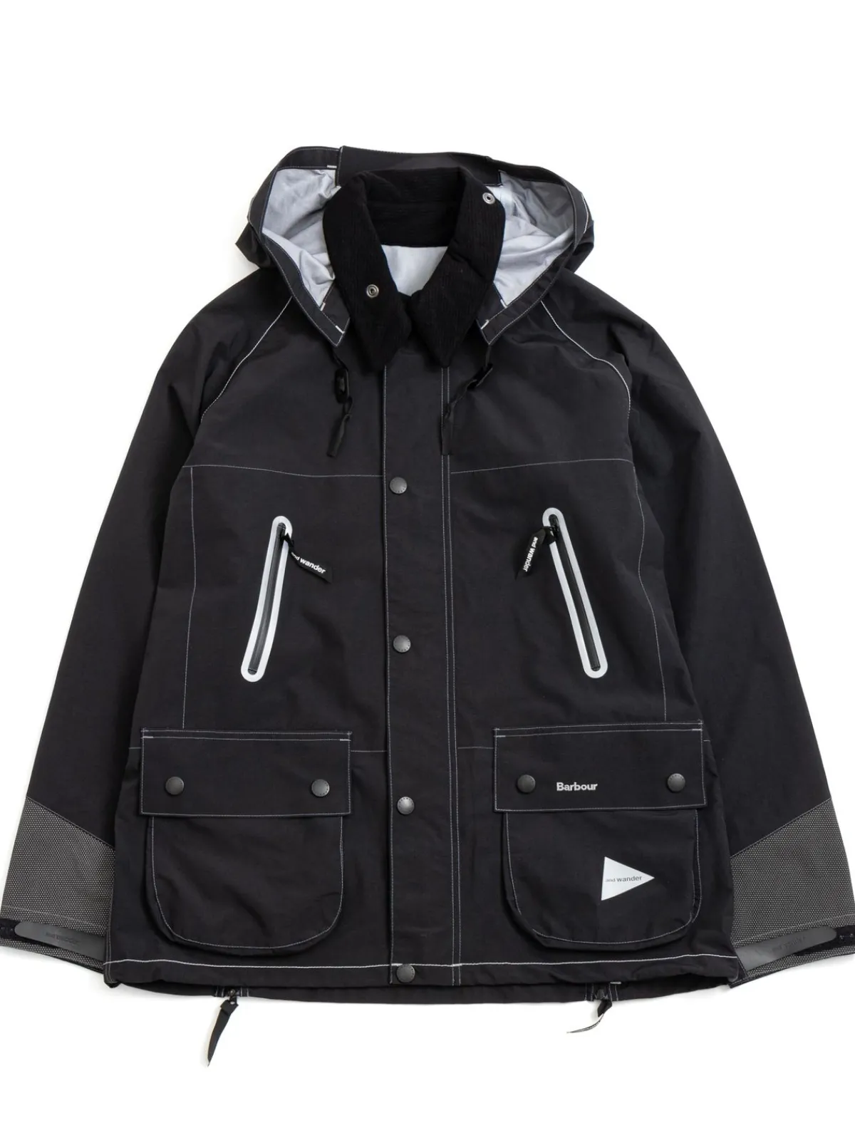 BARBOUR X AND WANDER 3L JACKET BLACK | BARBOUR HERITAGE + Sale
