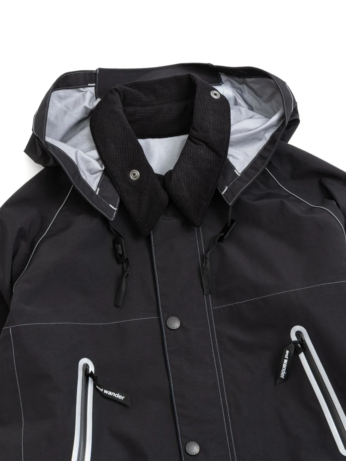 BARBOUR X AND WANDER 3L JACKET BLACK | BARBOUR HERITAGE + Sale