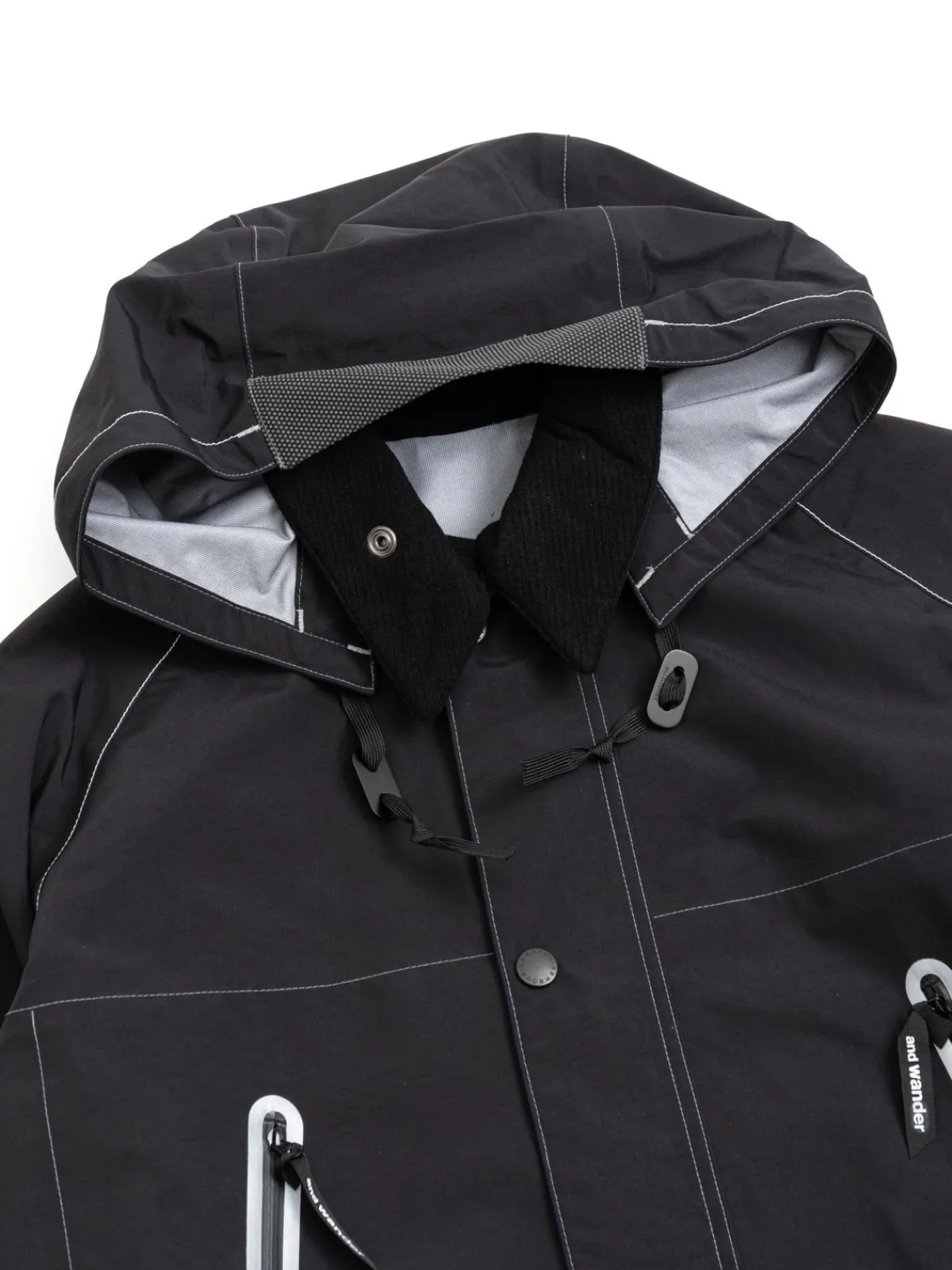 BARBOUR X AND WANDER 3L JACKET BLACK | BARBOUR HERITAGE + Sale