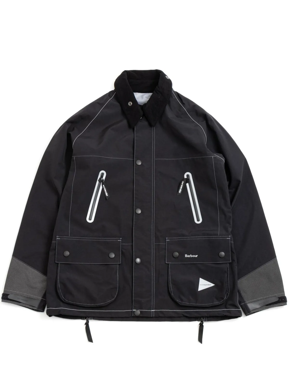 BARBOUR X AND WANDER 3L JACKET BLACK | BARBOUR HERITAGE + Sale