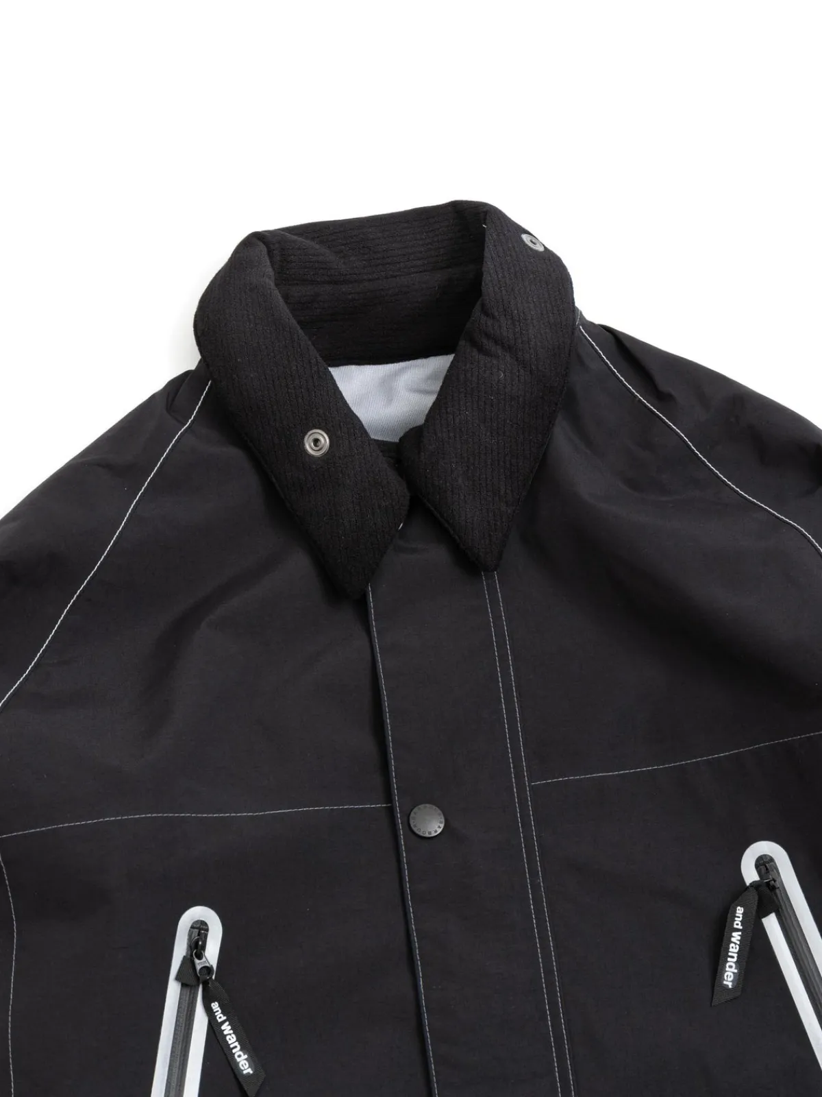 BARBOUR X AND WANDER 3L JACKET BLACK | BARBOUR HERITAGE + Sale