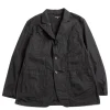 BEDFORD JACKET BLACK COTTON BRUSHED HB | Engineered Garments Cheap