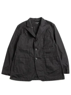 BEDFORD JACKET BLACK COTTON BRUSHED HB | Engineered Garments Cheap