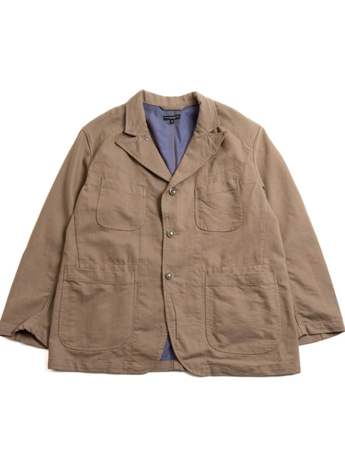 BEDFORD JACKET KHAKI/BLUE PC IRIDESCENT HEAVY TWILL | Engineered Garments Cheap