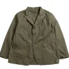 BEDFORD JACKET OLIVE CP WEATHER POPLIN | Engineered Garments Sale