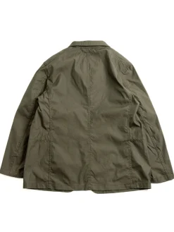 BEDFORD JACKET OLIVE CP WEATHER POPLIN | Engineered Garments Sale