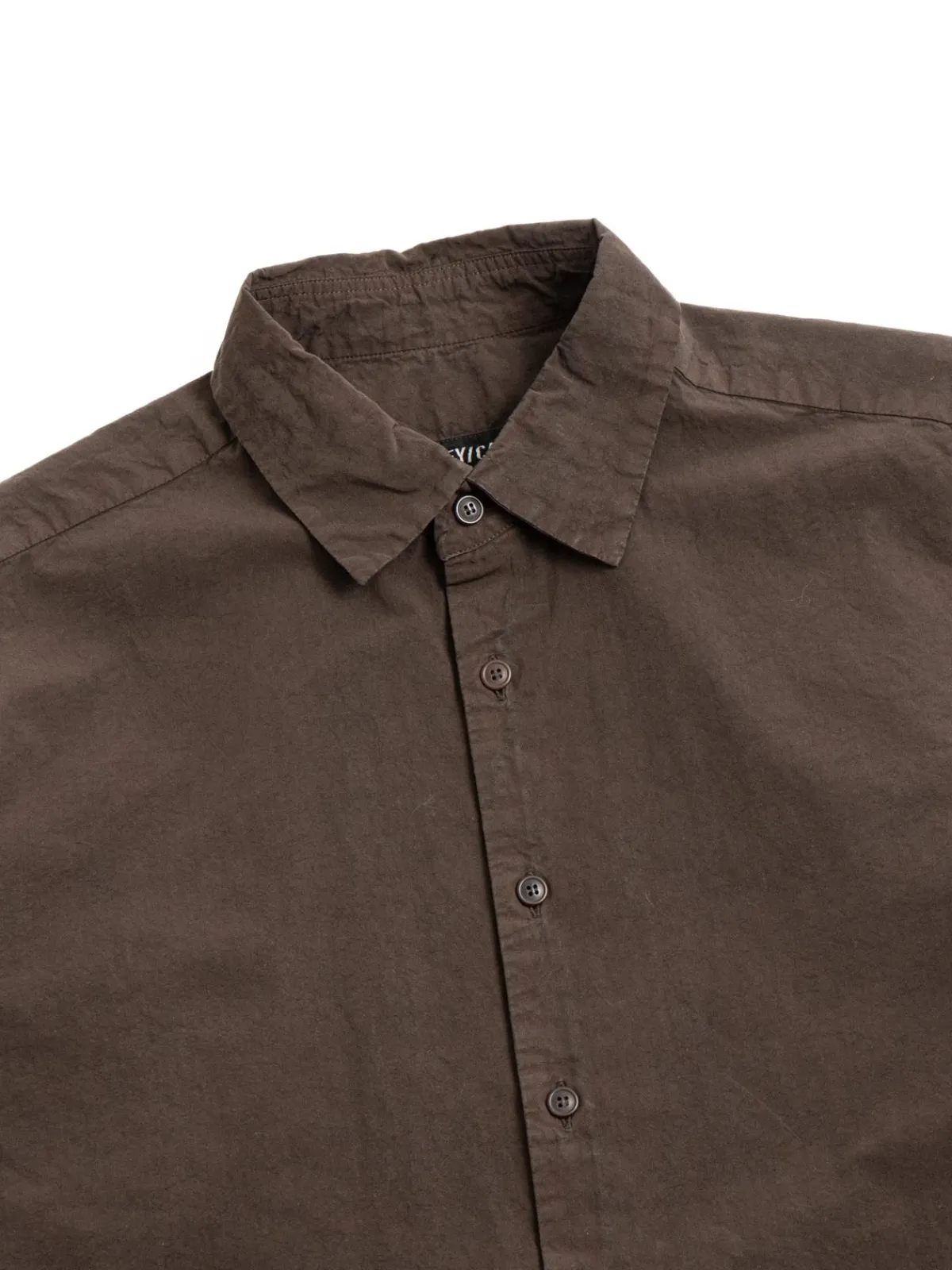 BIG RACCOURCIE SHIRT PAPER COTTON BROWN | CASEY CASEY New