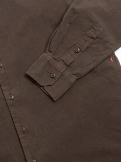 BIG RACCOURCIE SHIRT PAPER COTTON BROWN | CASEY CASEY New