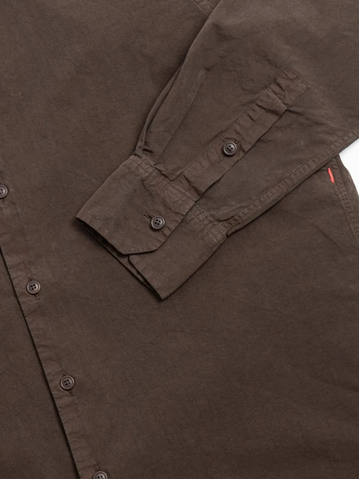 BIG RACCOURCIE SHIRT PAPER COTTON BROWN | CASEY CASEY New
