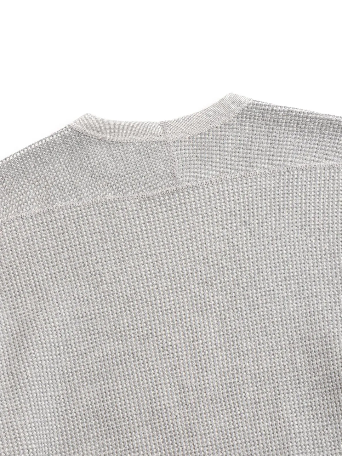 BIG WAFFLE CREW TOP GREY | *A Vontade Clearance