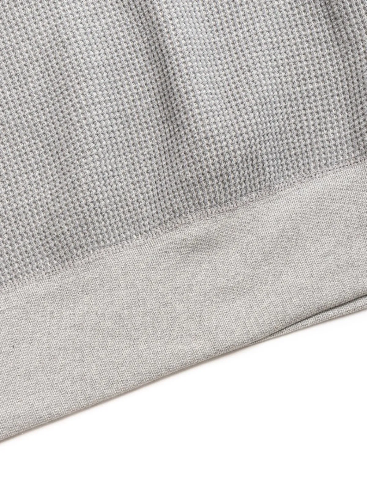 BIG WAFFLE CREW TOP GREY | *A Vontade Clearance