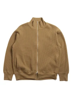 BIG WAFFLE DRIVERS ZIP CARDIGAN COYOTE | *A Vontade Cheap