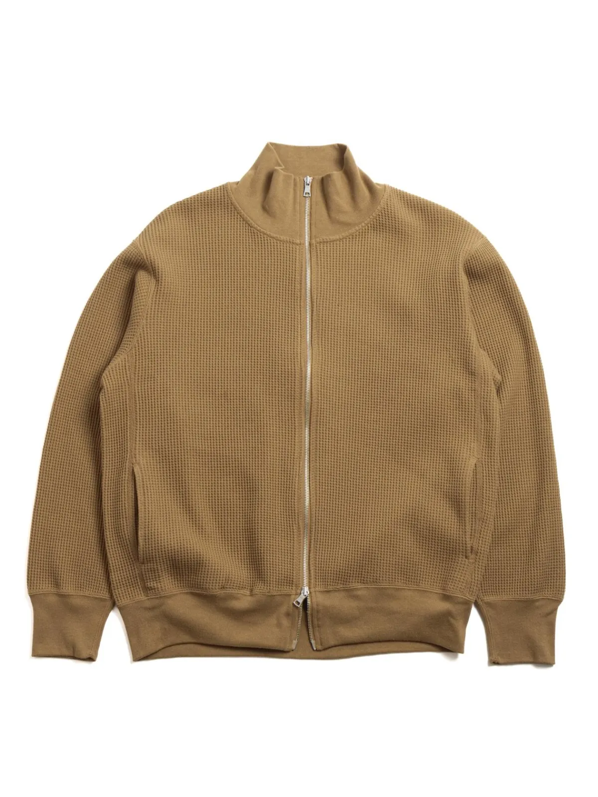 BIG WAFFLE DRIVERS ZIP CARDIGAN COYOTE | *A Vontade Cheap