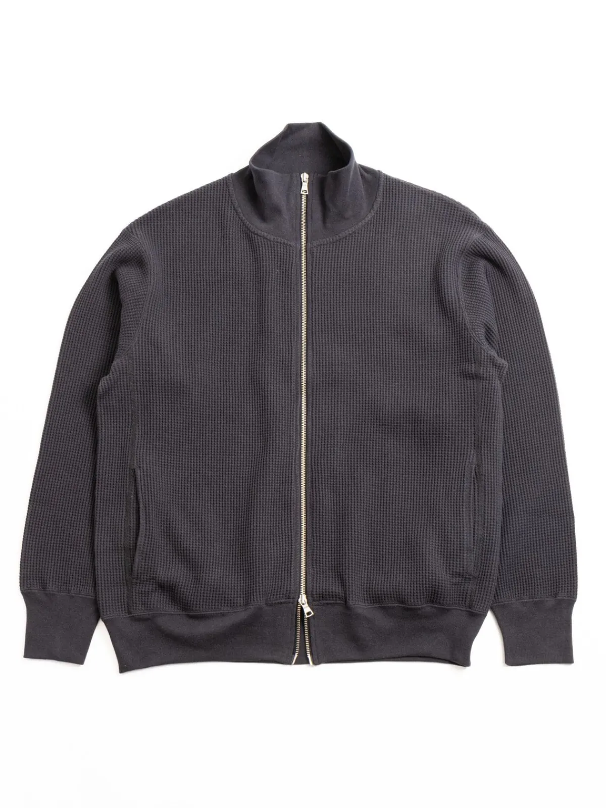 BIG WAFFLE DRIVERS ZIP CARDIGAN INK | *A Vontade Outlet