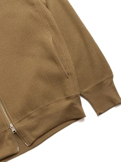 BIG WAFFLE DRIVERS ZIP CARDIGAN COYOTE | *A Vontade Cheap