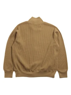 BIG WAFFLE DRIVERS ZIP CARDIGAN COYOTE | *A Vontade Cheap