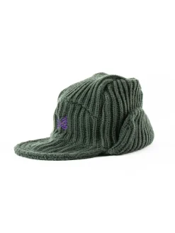BIRD SHOOTING CAP MERINO WOOL OLIVE | Needles Best