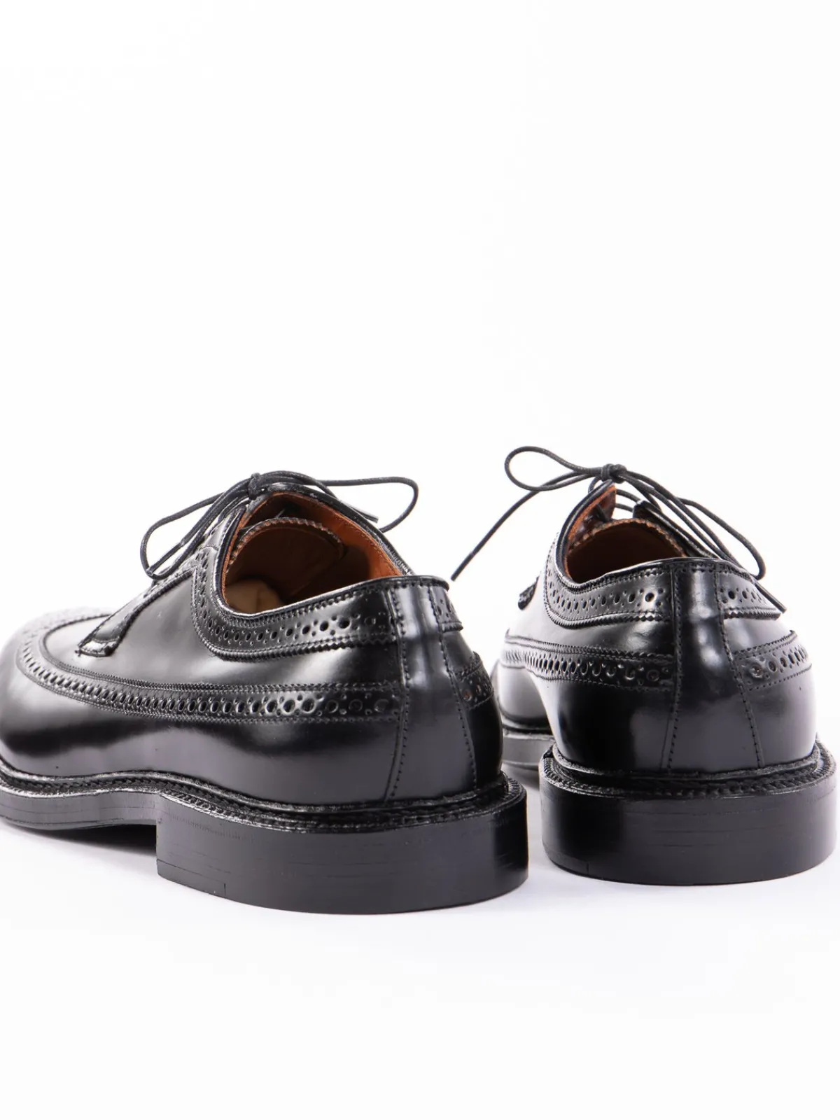 Black Cordovan Long Wing Blucher | Alden for The Bureau Cheap