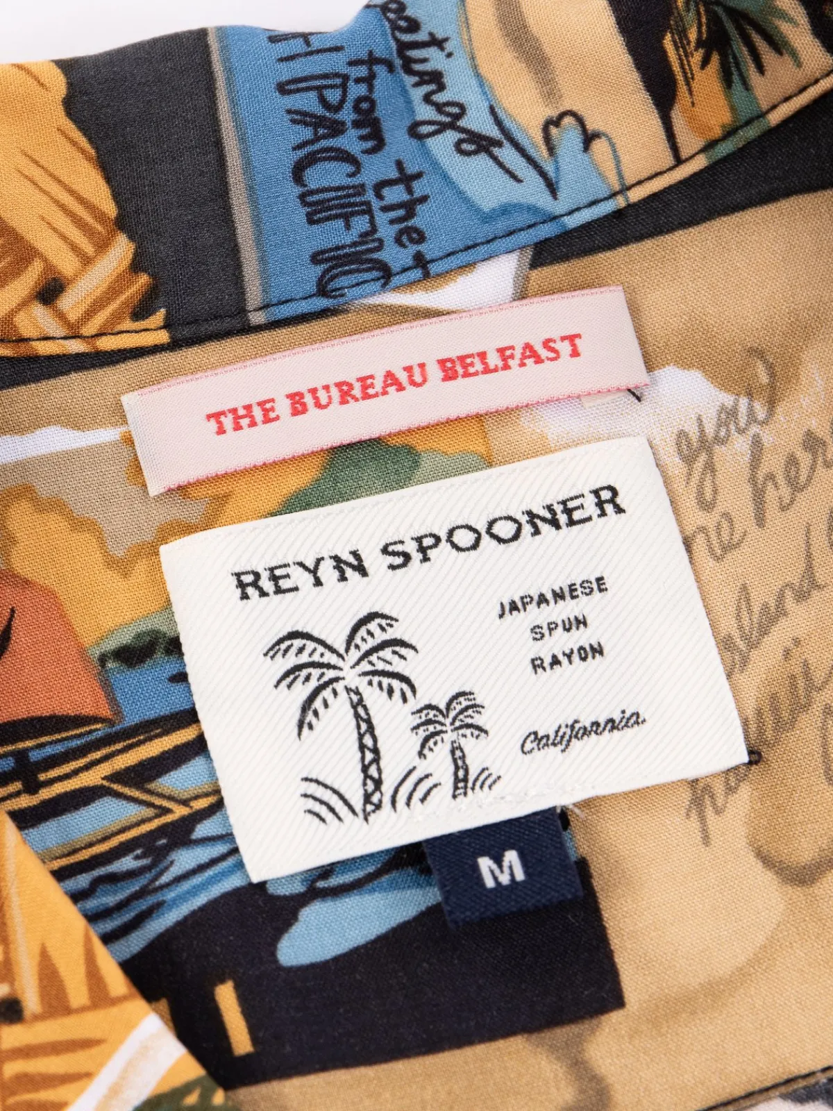 Black Greetings From Hawaii Rayon Camp Shirt | Reyn Spooner For The Bureau Best