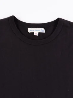 Black 1950SEA Sea Island Cotton Crew Neck Tee | Merz B. Schwanen Discount