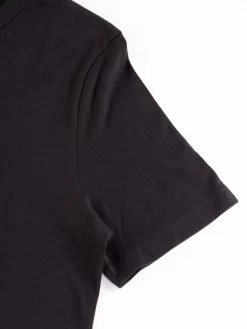 Black 1950SEA Sea Island Cotton Crew Neck Tee | Merz B. Schwanen Discount
