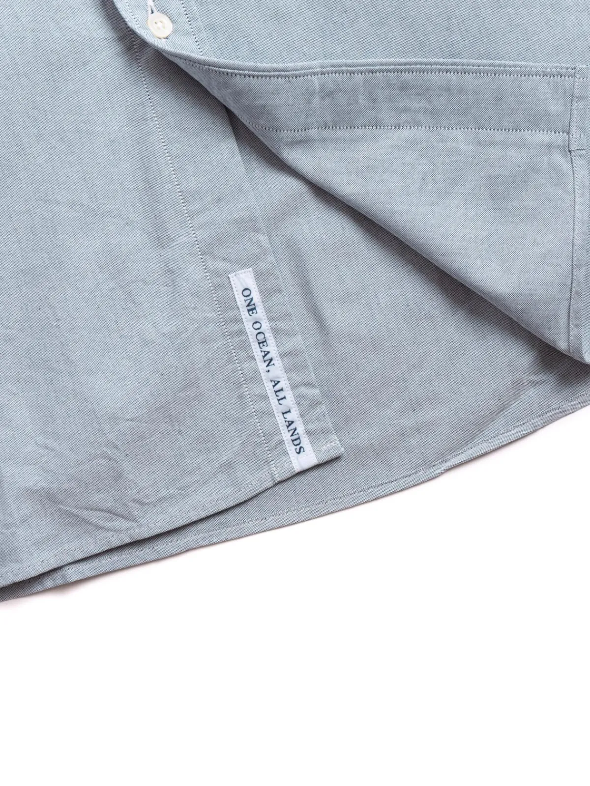 BUTTON DOWN WIND SHIRT GRAYISH NAVY | Nanamica Cheap