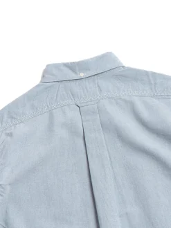 BUTTON DOWN WIND SHIRT GRAYISH NAVY | Nanamica Cheap