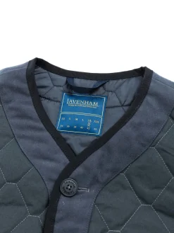 BUTTON PLACKET GILET CHARCOAL | Lavenham Best Sale