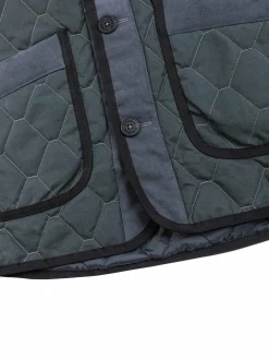 BUTTON PLACKET GILET CHARCOAL | Lavenham Best Sale