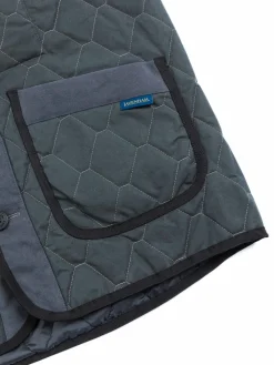 BUTTON PLACKET GILET CHARCOAL | Lavenham Best Sale