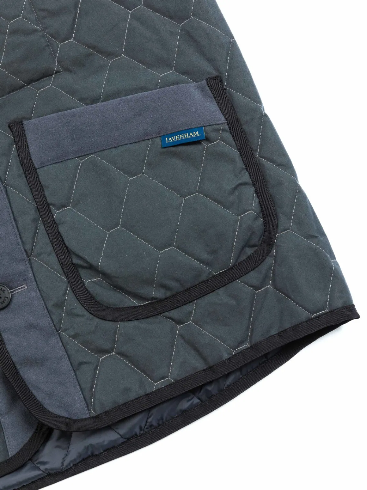 BUTTON PLACKET GILET CHARCOAL | Lavenham Best Sale