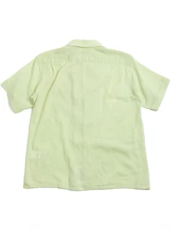 CAMP SHIRT COTTON CREPE LIME | Engineered Garments Online