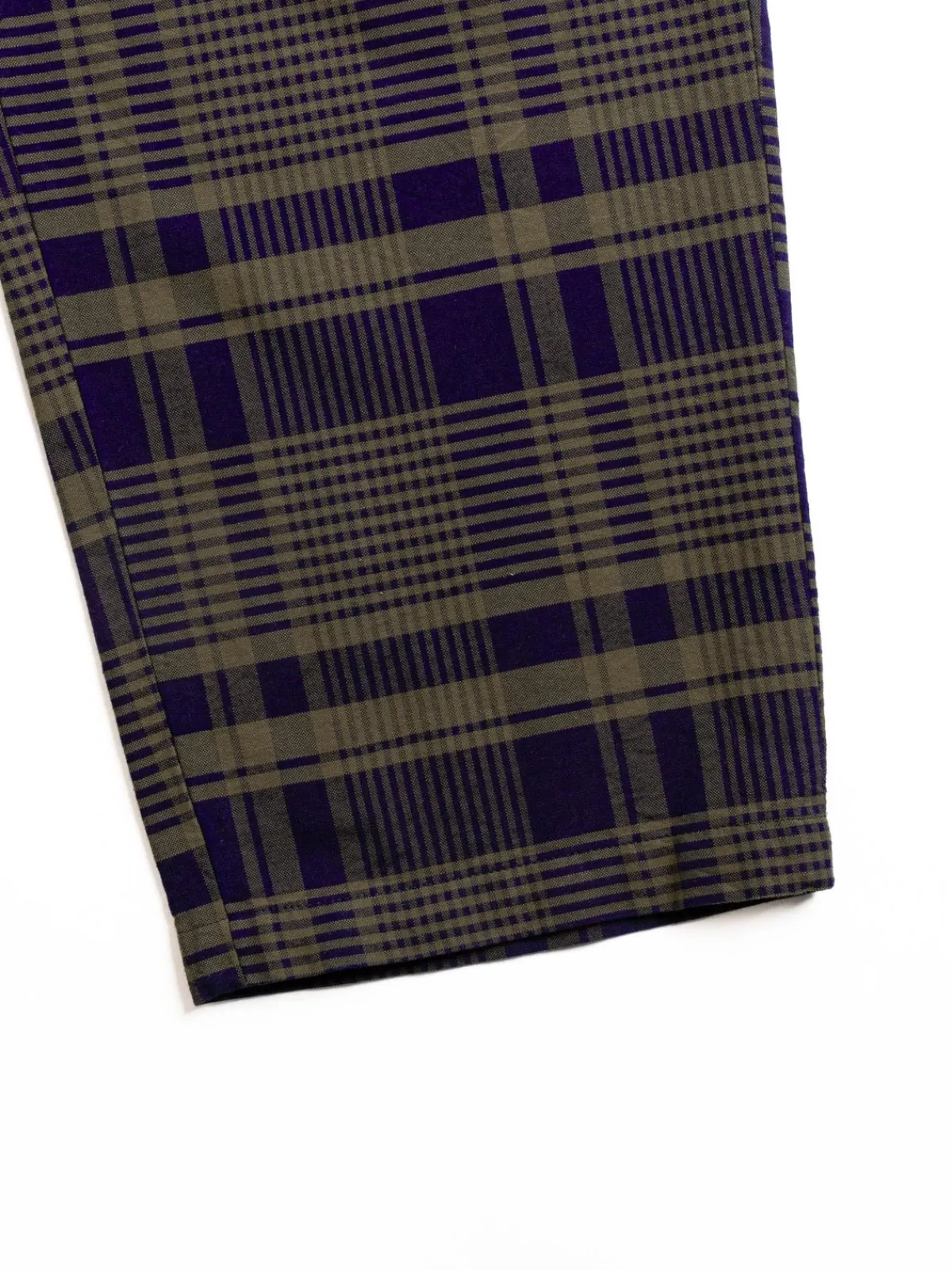 CARLYLE PANT NAVY/OLIVE COTTON PLAID | Engineered Garments Best Sale