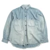CHAMBRAY BIG POCKET WORK SHIRT CUSTOMISED | H.UNIT Outlet