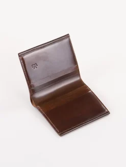 Cognac Horween Cordovan 3&ndash;3 Wallet | KREIS Online