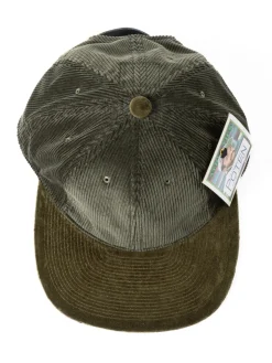 COLE & VELVET OLIVE BASEBALL CAP | Poten Sale