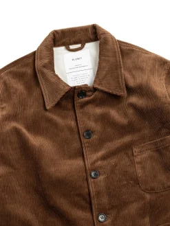 CORDUROY WORK JACKET CAMEL | H.UNIT Sale