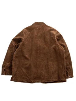 CORDUROY WORK JACKET CAMEL | H.UNIT Sale